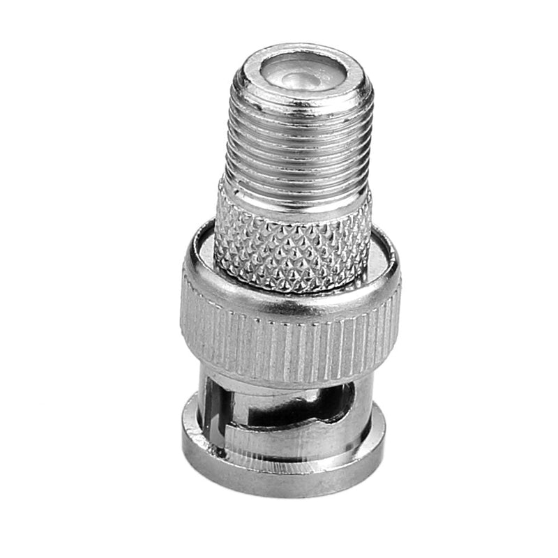 Eightnoo BNC Male Plug to F Female Jack Adapter Coax Connector Coupler adapters CCTV Camera (Pack of 5)