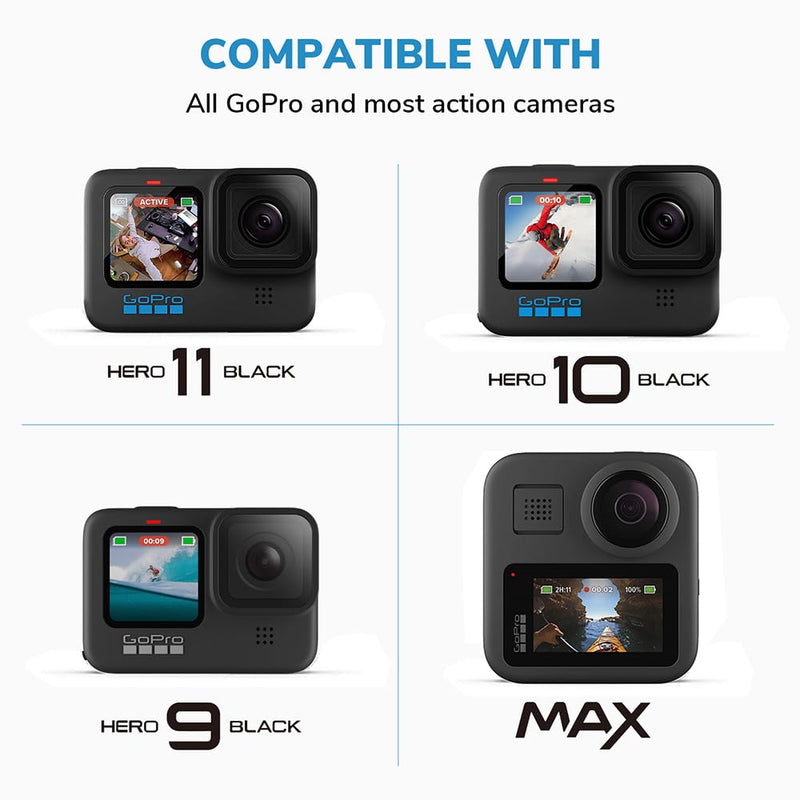 Sametop Chest Mount Harness Chesty Strap Compatible with GoPro Hero 11 10 9 8 7 6 5 Session AKASO DJI Osmo Action Cameras - Balance Stability and Comfort Performance