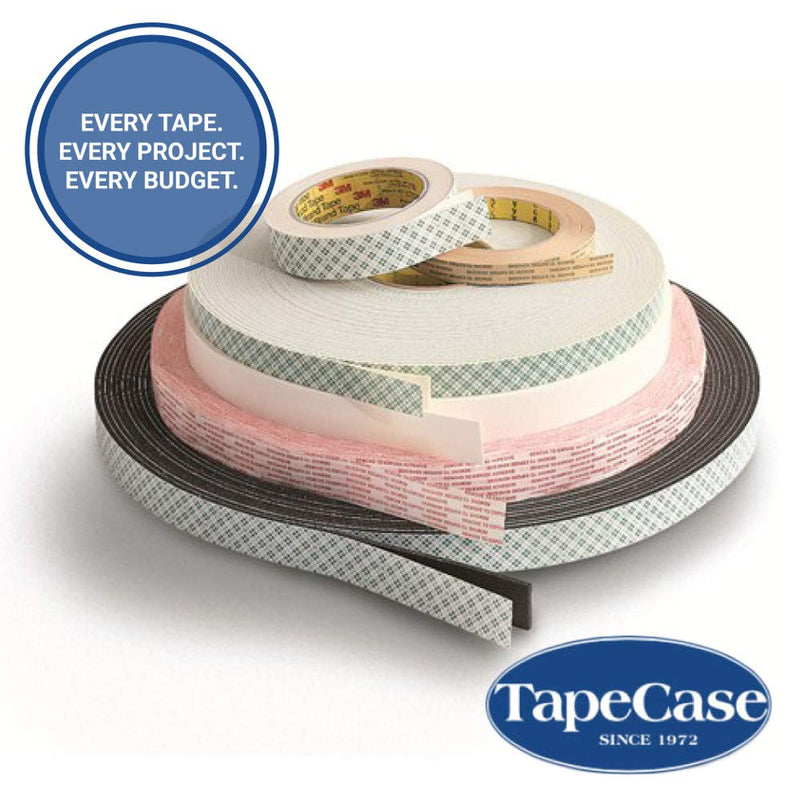 3M TapeCase 1-5-4016 Foam Tape 4016, 1" Wide, 5 yd. Length, White