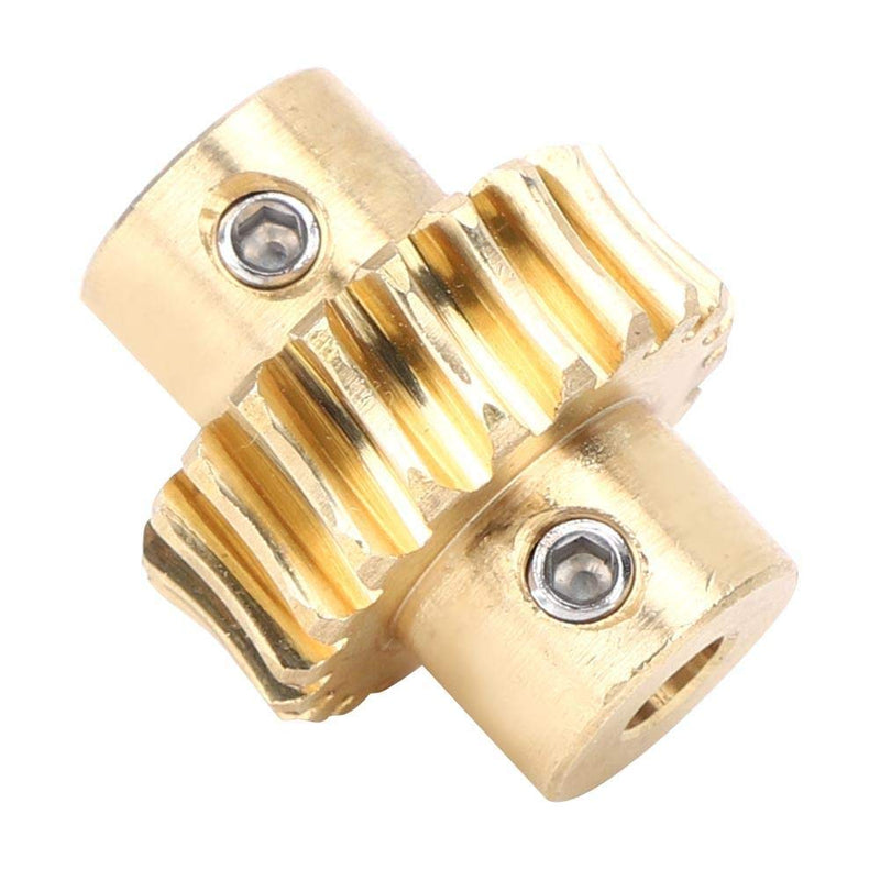 Worm Gear Set, 20: 1 Bronze Worm Gear Wheel and Metal Shaft, High Torsion Worm Gear Replace for 4:1, Industrial Robot Parts for DIY Project