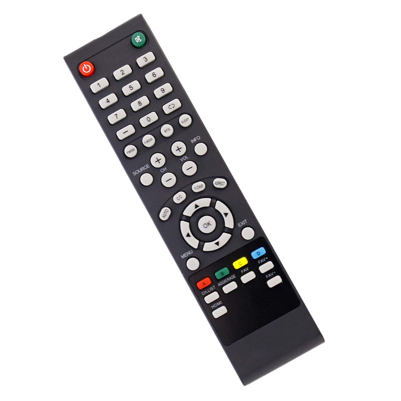 ZdalaMit New Replacement Remote Control Fit for Seiki TV SE55GY19 SE65UY04 SE22FE01 SE65GY25 SE40FY27 SE32FY22 TV SE24FE01-W SE19HE01 SE39HE02 LC-32G82 SE24FT01 SE20HS04 SE26HQ04 SE50FY28 SC151FS