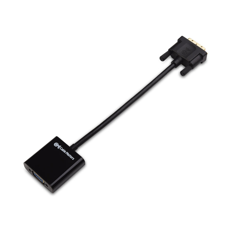 Cable Matters Active DVI to VGA Adapter (DVI-D to VGA/DVI D to VGA) - 10 Inches