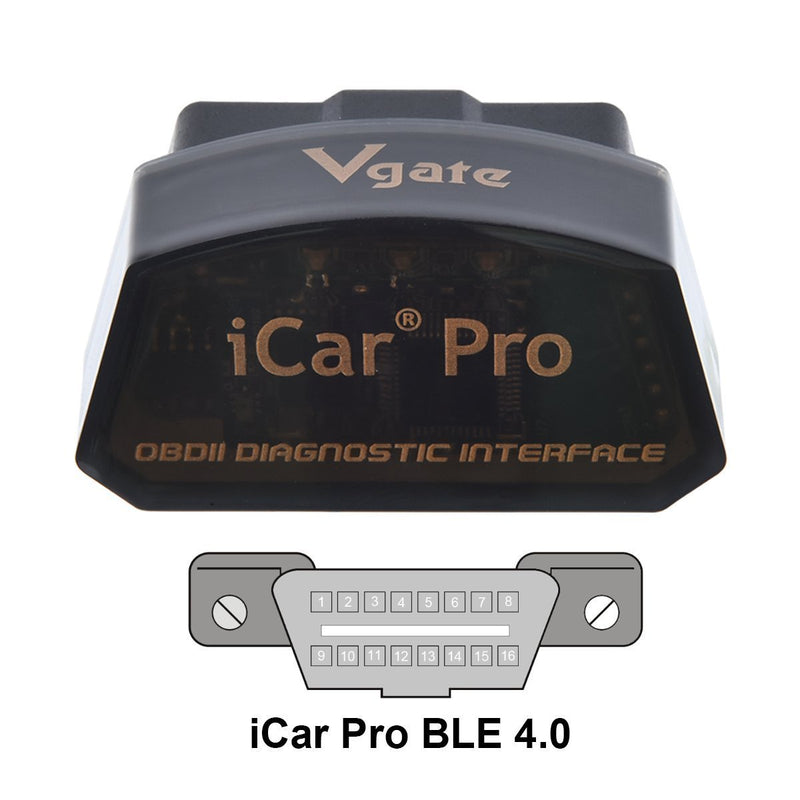 Vgate iCar Pro Bluetooth 4.0 (BLE) OBD2 Fault Code Reader OBDII Code Scanner Car Check Engine Light for iOS/Android ICAR PRO BLE4.0