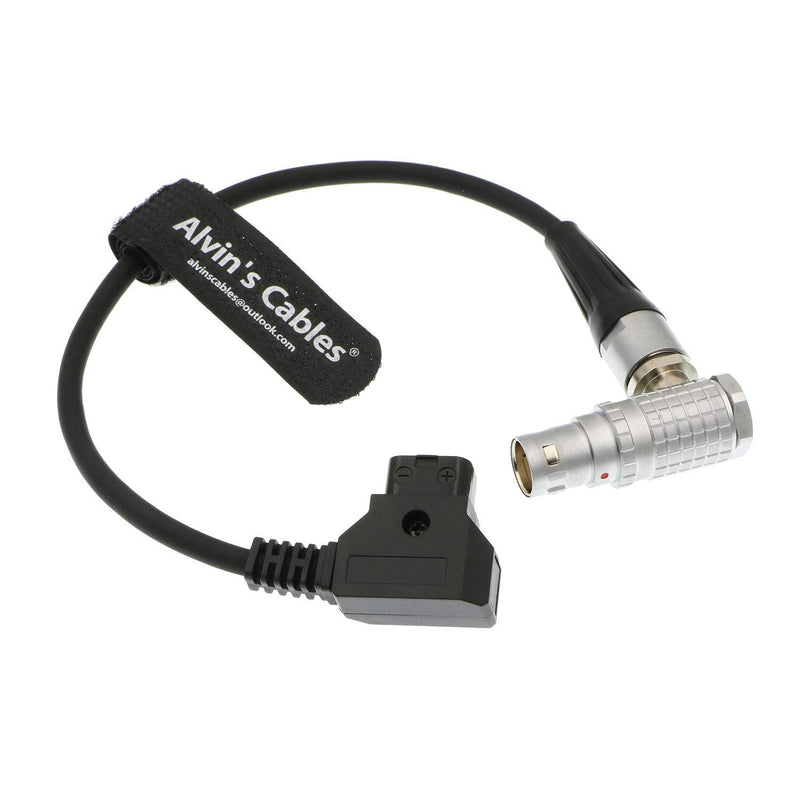 Alvin's Cables ARRI Alexa Mini D Tap Power Cable 8 Pin Female Right Angle to D Tap Male Right Angle 8 Pin Normal Cable 25CM