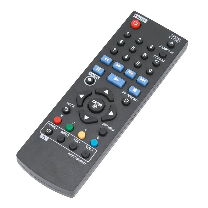 AKB73896401 Replace Remote for LG BP340 BP135 BP335W BP300 BP240 BP255 BP240D BP250 BP125 BP125N BP145 bp155 BP165 BP240N BP255N BP155N BPM25 BPM34 BP350 Blu-Ray Disc DVD Player