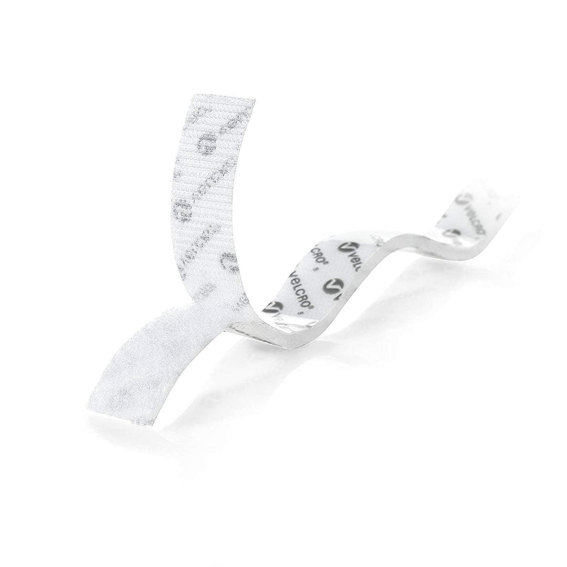 VELCRO Brand - Sticky Back Hook and Loop Fasteners – Peel and Stick Permanent Adhesive Tape Keeps Classrooms, Home, and Offices Organized – Cut-to-Length Roll | 30 ft x 3/4 in Tape | White 30 Feet x 3/4 Inch
