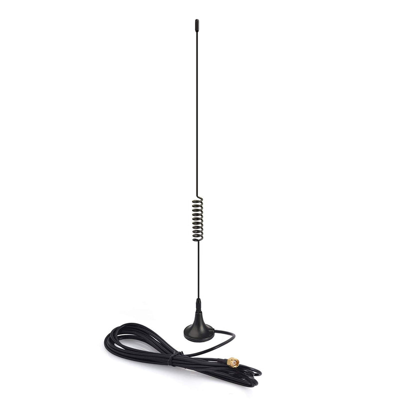 Bingfu Dual Band 978MHz 1090MHz 5dBi Magnetic Base SMA Male MCX Antenna for Aviation Dual Band 978MHz 1090MHz ADS-B Receiver RTL SDR Software Defined Radio USB Stick Dongle Tuner Receiver 1-Pack