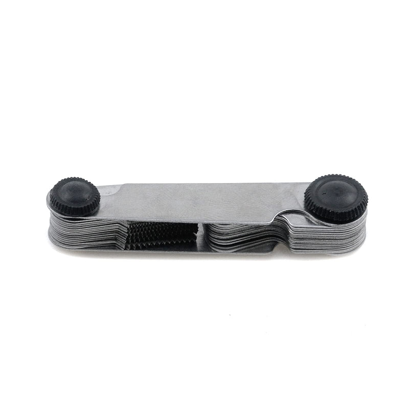 MY MIRONEY 60 Degree 30 Pcs America SAE Type Thread Pitch Gauge Stainless Steel Screw Pitch Measuring Tool