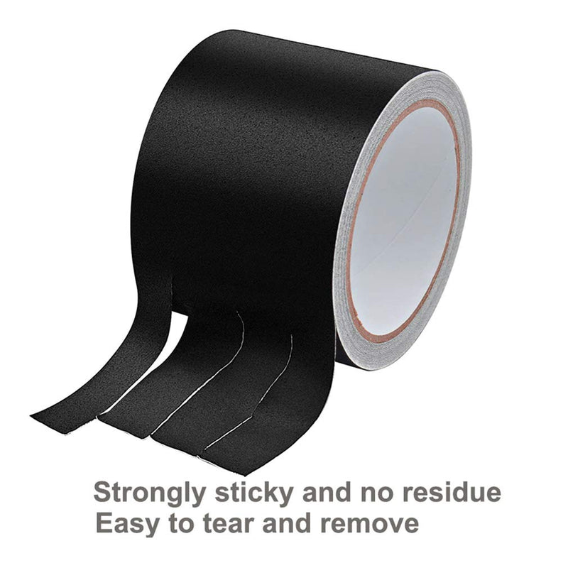 Gaffer Tape Pro, Non Reflective Residue Free and Easy to Tear Matte Tape (3" Width x 390" Long, Black) 3" width x 390" long