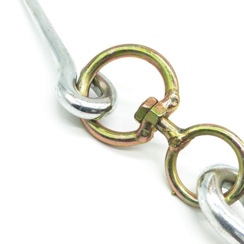 TIHOOD 2PCS Swiveling Meat Hook, Heavy Duty Stainless Steel Processing Butcher Hooks - Large Fish,Hunting,Carcass Hanging Hook