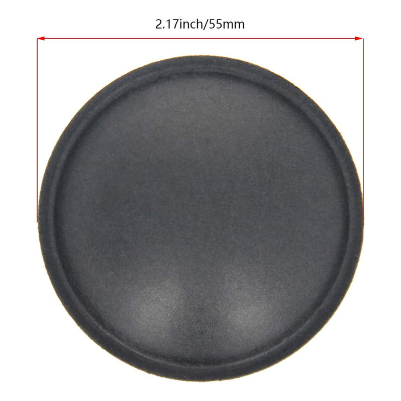 Fielect 2pcs Speaker Dust Cap 55mm/2.17inches Diameter Subwoofer Paper Dome Coil Cover Caps 55mm 2pcs