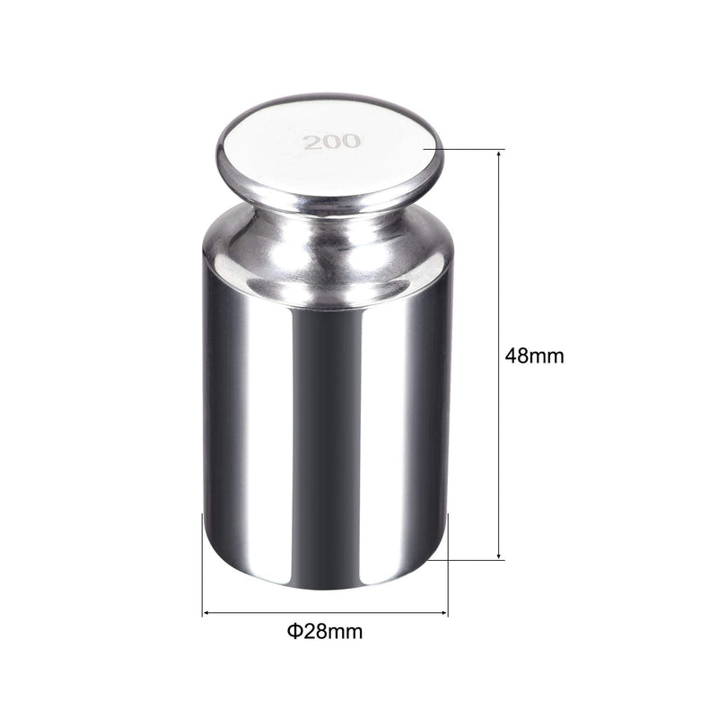 sourcing map gram calibration weight 200g F1 precision stainless steel for digital scales