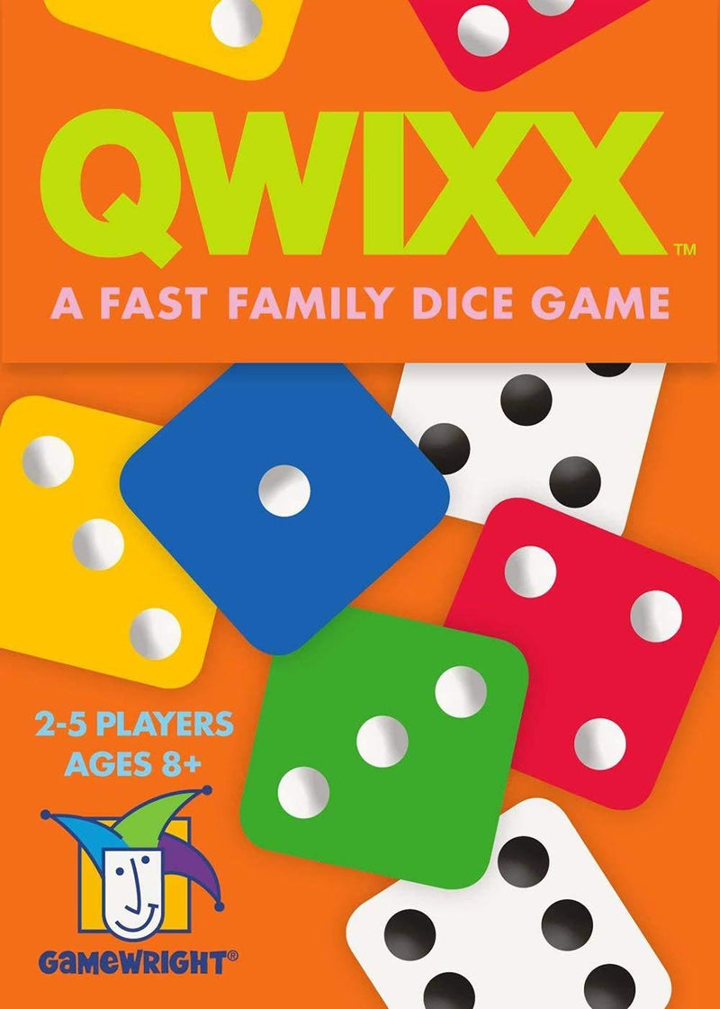 Gamewright Qwixx - A Fast Family Dice Game Multi-colored, 5"