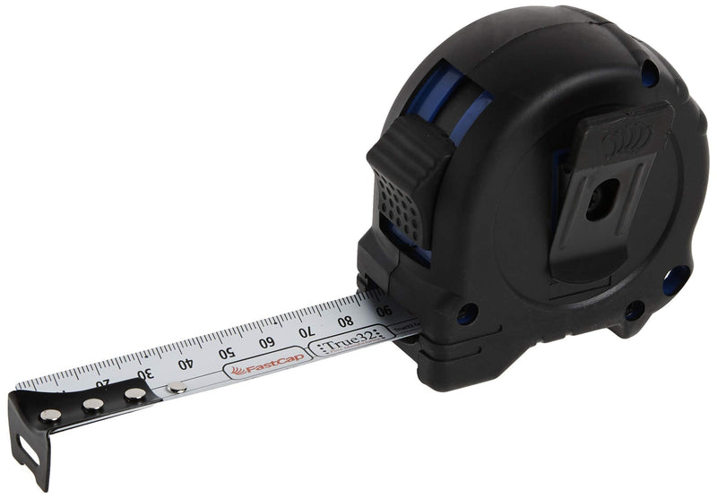 FastCap Tape Measure, 1 In x 16 ft, Black/Blue, PMMR-TRUE32 Plastic