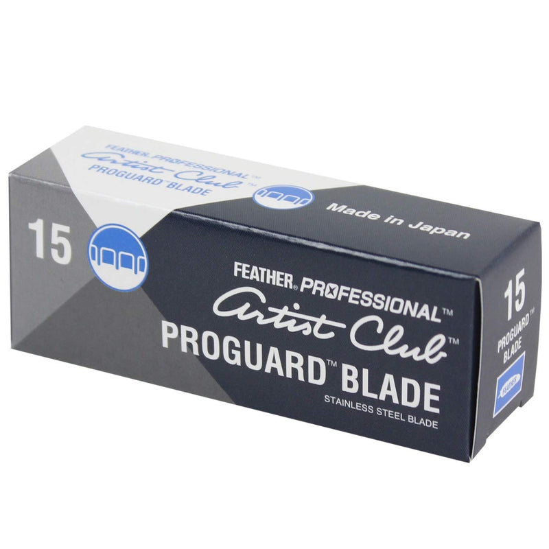 Feather Artist Club ProGuard Razor Blades 15 Count 15 Count (Pack of 1)