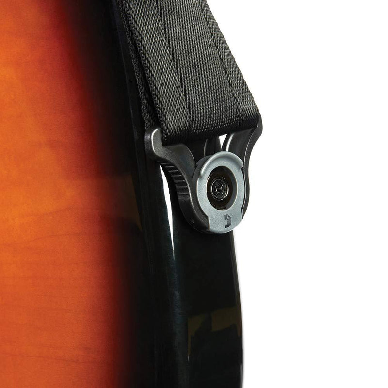 D'Addario Accessories Guitar Strap (50BAL00) Black Nylon