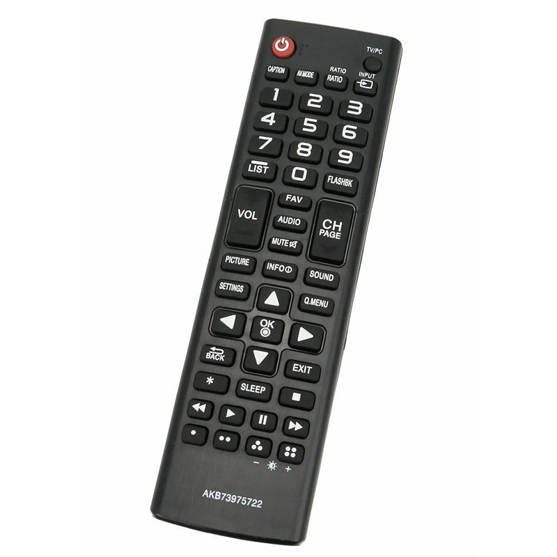 New AKB73975722 Replaced Remote fit for LG TV 22LB4510 24LB4510 29LB4510 22LB4510-PU 22LF4520 22LF4520-PU 28LF4520 24LF4520 22LH4530 24LH4530 28LH4530 22LH4530-PU 24LH4530-PU 28LH4530-PU 22LJ4540