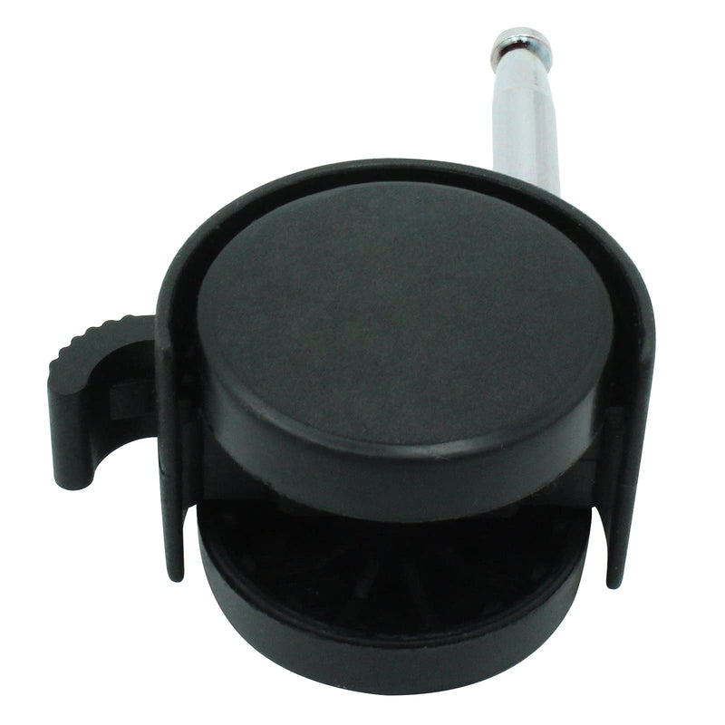 MCAMPAS 2 Pack Lock Swivel Caster Replacement Parts for Weber Gas Grill Stem Casters-2.5 inch Caster Wheel