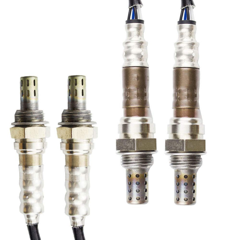 higherbro 4x Oxygen O2 Sensor for 2008 2009 2010 2011 2012 2013 Chevrolet Silverado 1500 4.8L/5.3L/6.0L/6.2L Upstream + Downstream Upper Lower