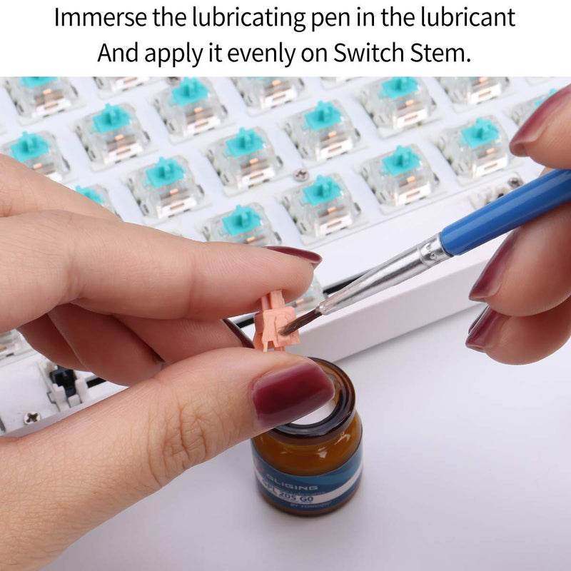 Switches Lube 0.35 oz Grease Oil GPL 205 G0 Mechanical Keyboard Keycaps Lubricant Lubes Stabilizer Lubricating 205G0