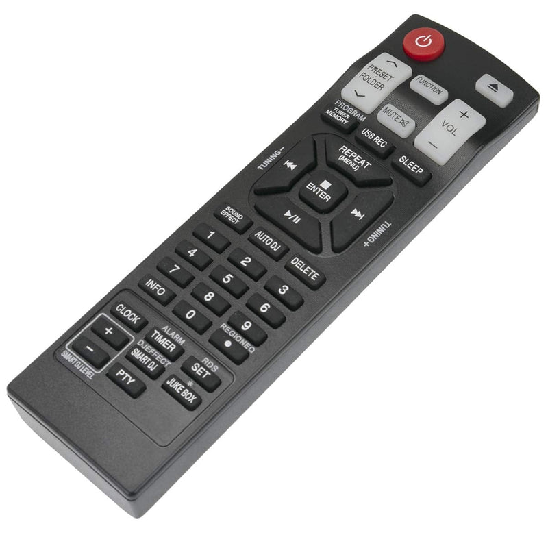 Replacement Remote Applicable for LG Hi-Fi System CM9940 CM9740 CMS9940F/W CM9740 CMS9740F CM9940FB CM8440 CM8440FB CMS8440F CMS8440W CM8340 OM5541 OM5542 OM5541FB OM5540 CM9950 CMS9950F OM7550 OM7550