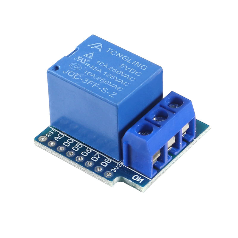 Alinan 8pcs 5V One Channel Relay Module Relay Switch 5V Mini Relay Shield for WeMos D1 Mini Also Compatible with Arduino for WeMos D1