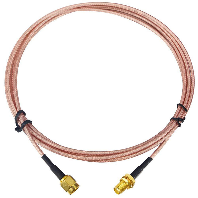 Nisaea Radio Antenna Extension Cable 3ft/1m SMA Male to SMA Female Low Loss Coalxial Jumper Cable RG316 for HT SDR Dongle Security System Antenna Extender