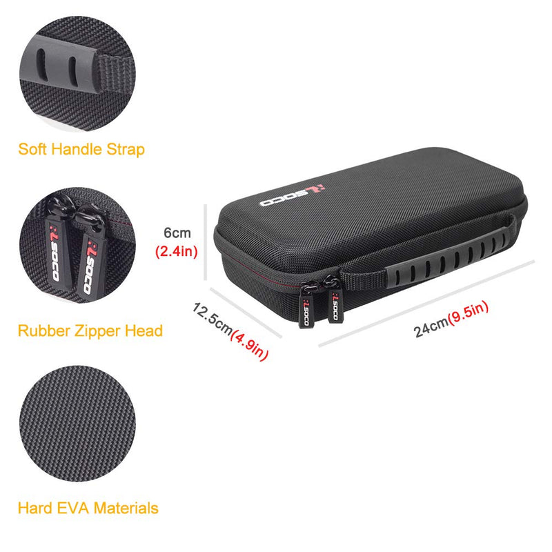 RLSOCO Hard Case for Fluke 323/324/325 Clamp Multimeter AC-DC TRMS with Protective Foam & KAIWEETS Digital Clamp Meter HT206B/ HT206D