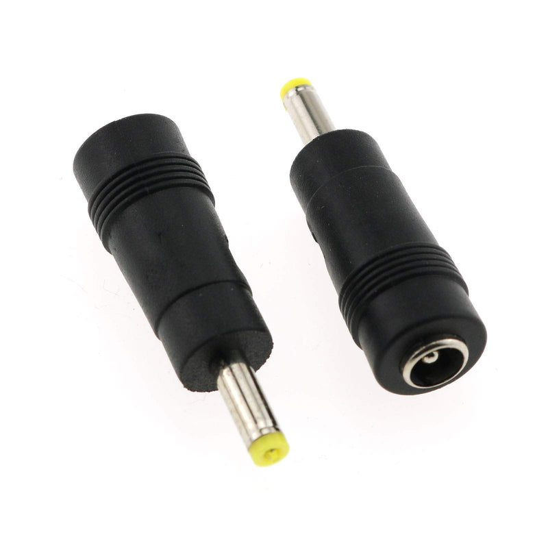 E-outstanding DC Power Jack 10PCS 5.5x2.1mm Female Jack to 4.0x1.7mm Male Plug Adapter DC Barrel Charging Cable Connector