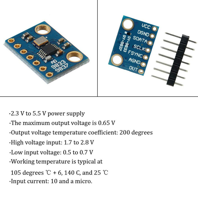 Ximimark AD9833 Sine Square Wave DDS Signal Generator Programmable Microprocessors Serial Interface Module 1Pcs