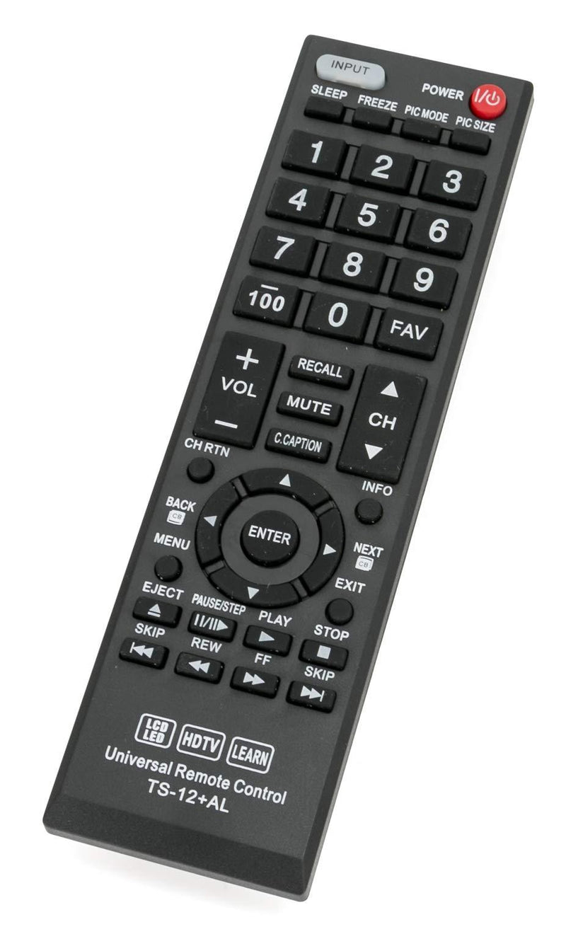 New TS-12+AL Universal Remote Control for Almost All Toshiba TV CT-90275 CT-90326 CT-90302 CT-90366 CT-90325 CT-90329 CT-8037