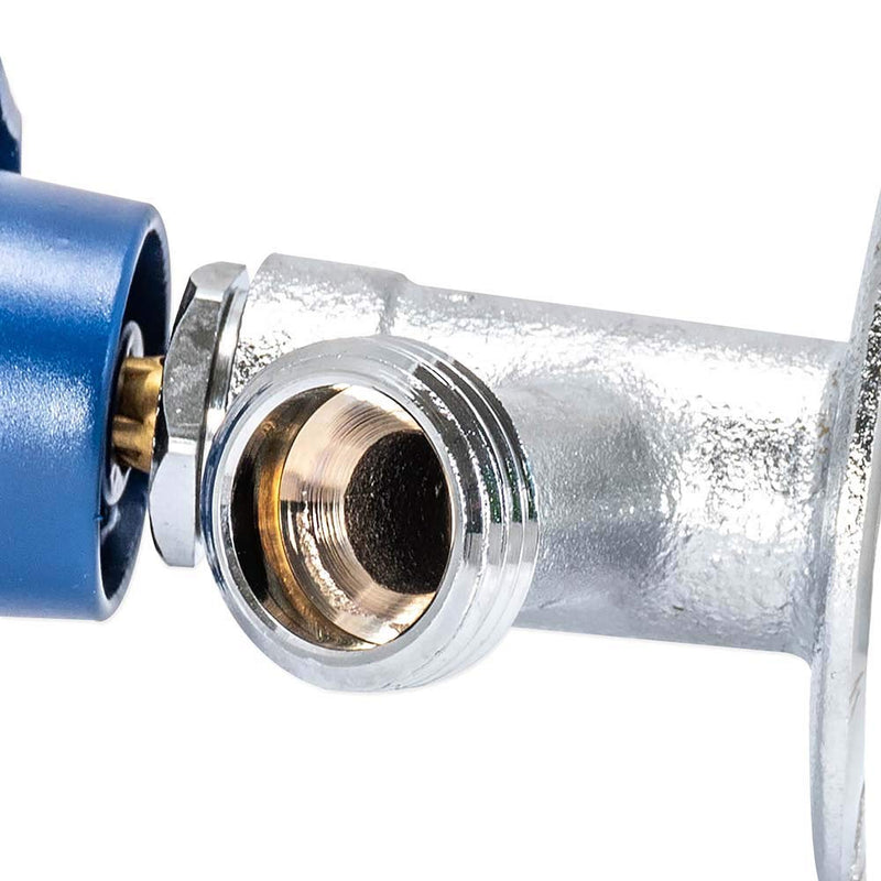 Eastman 80222 Frost Free Sill Cock 1/2 inch MIP x 1/2 inch Sweat, 10 inch, Blue