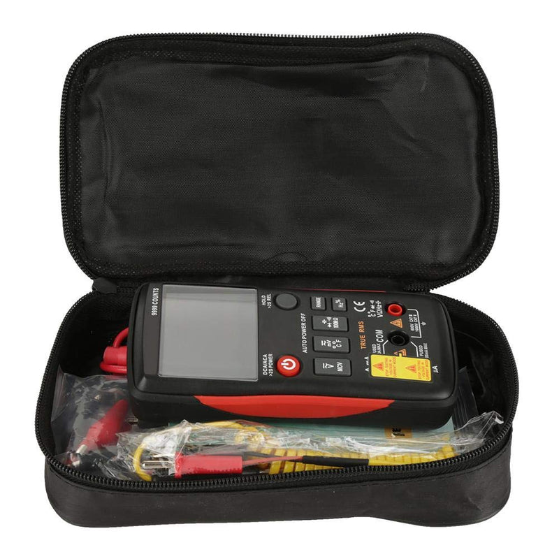 Digital Multimeter, ANENG Q1 True-RMS Voltmeter Ammeter Capacitance Meter Measurement Resistance Frequency 9999 Counts with Analog Bar Graph