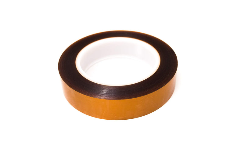 Bertech Double Sided Polyimide Tape, 1 Mil Thick, 1 Inch Wide x 36 Yards Long, Silicone Adhesive on Both Sides, 3 Inch Core, RoHS and REACH Compliant 1" Wide x 36 Yards Long