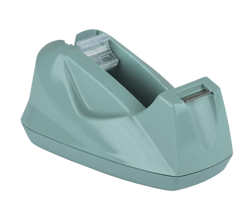 Acrimet Premium Desktop Tape Dispenser Non-Skid Base (Heavy Duty) (Solid Green Color)