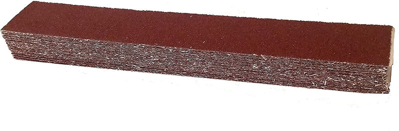 Starcke Premium Aluminum Oxide Longboard Sanding Sheets 2-3/4 x 17-1/2 Inch - Clip On Heavy Duty Sandpaper For Wood, Auto Body, Paint, Metal, And Plastics (25, 80 Grit) 25