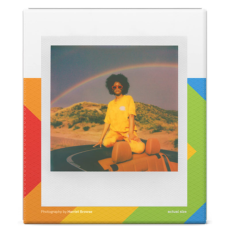 Polaroid GO Color Instant Film â€“ Double Pack (32 Exposures) + Sky Blue Glitter Photo Album (Holds 64 Photos)