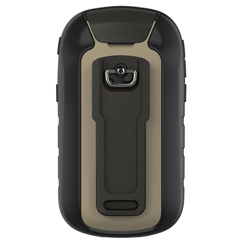 MOTONG for Garmin eTrex 22x Case Cover - Silicone Protective Case Cover Shell for Garmin eTrex 22x/32x/201x/209x/309x(Silicone Black)