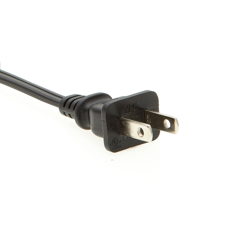 Otimo 8Ft 18AWG NEMA 5-15P to IEC C-7 2-Prong Figure-8 Power Cord