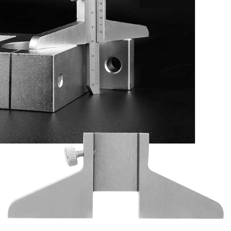 Caliper Depth Base, Depth Base Attachment for Dial Digital Vernier Caliper, Steel Depth Gauge Base, Caliper Depth Base Attachment Measuring Accessories, for Dial/Digital/Vernier Calipers