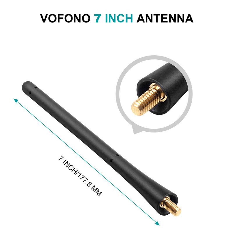 Radio Antenna Compatible with Toyota Tundra Tacoma 2000 2001 2002 2003 2004 2005 2006 2007 2008 2009 2010 2011 2012 2013 2014 2015 2016 2017 2018 2019 2020 2021 Mini Cooper