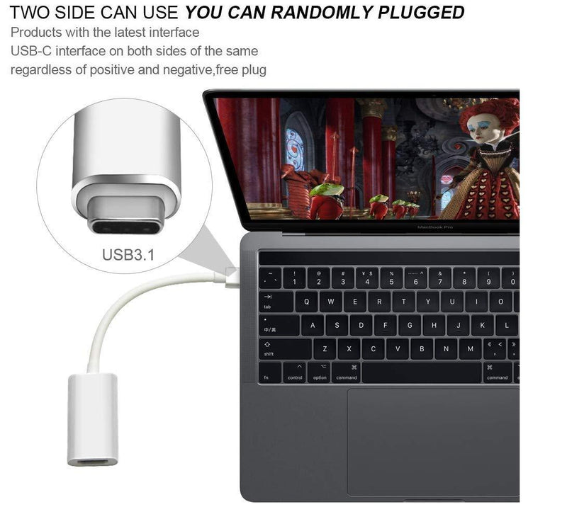 USB C to HDMI Adapter, Type C to HDMI Converter (Thunderbolt 3 Compatible) 4K@30Hz for MacBook Pro, Google Chromebook Pixel,Dell XPS Samsung Galaxy S8/9/10Note 8/9, iMac and More USB C to HDMI