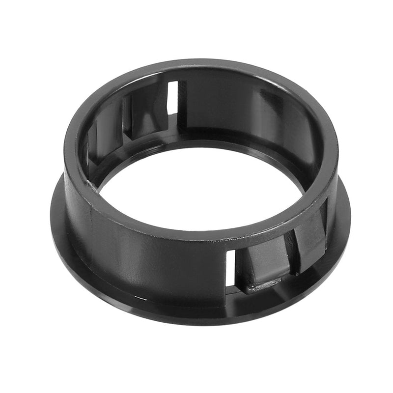 uxcell 30pcs 30mm Mounted Dia Cable Hose Snap Bushing Grommet Protector Black