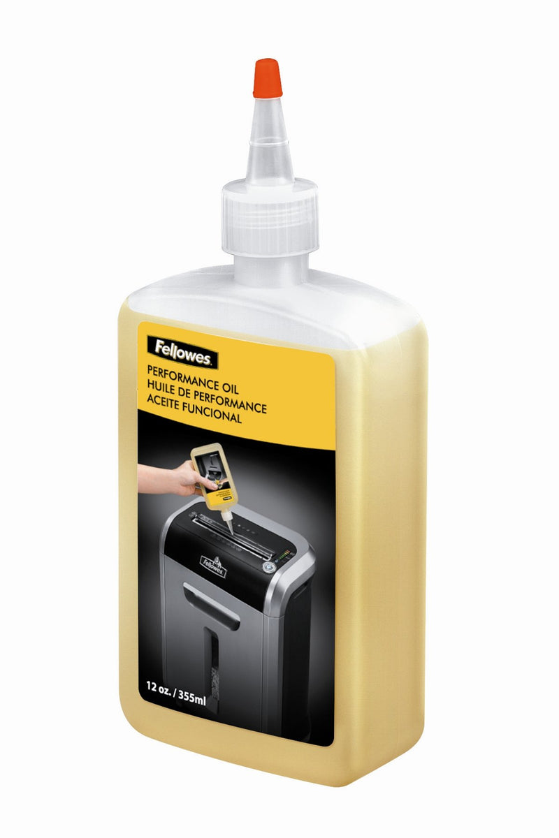 Fellowes Powershred Performance Shredder Oil, 12 oz. Extended Nozzle Bottle (35250) Single