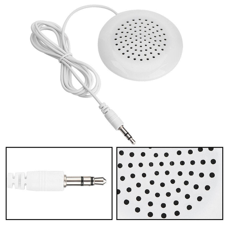 Zopsc New DIY Mini Speaker Portable Pillow 3.5mm Stereo Speaker for MP3/MP4 Mobile Phone Portable CD Player, with Exquisite Appearance and HD and Unique Soft Sound