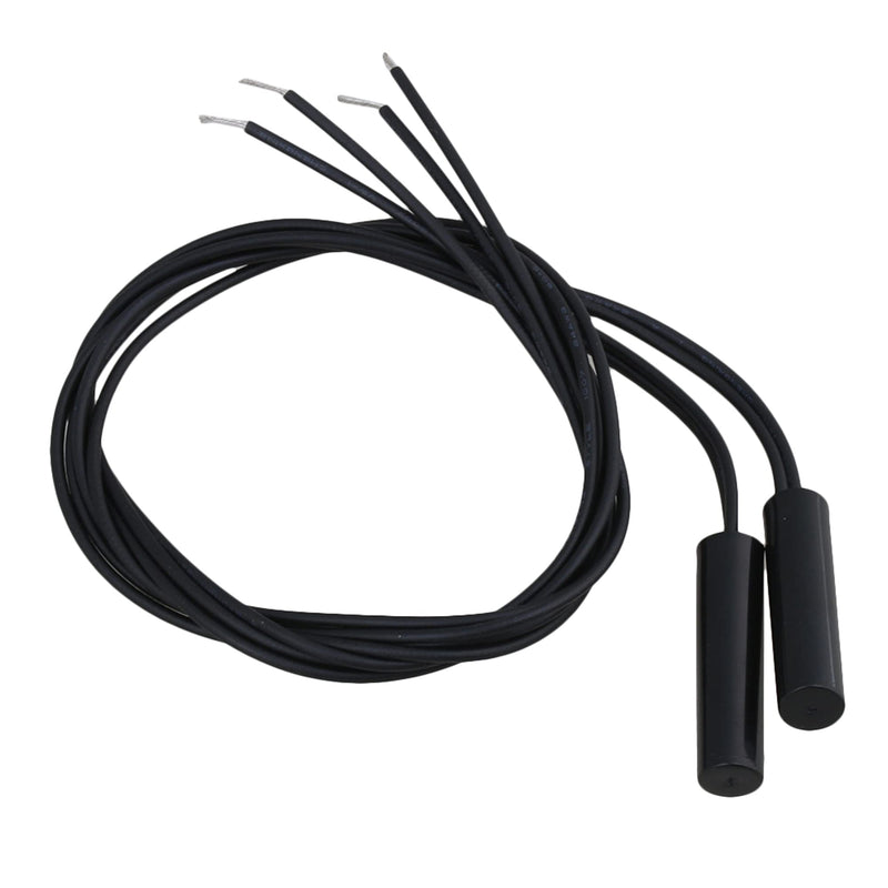 BQLZR Cylindrical Plastic Mounted Reed Proximity Switch Magnetic Sensor Pack of 2