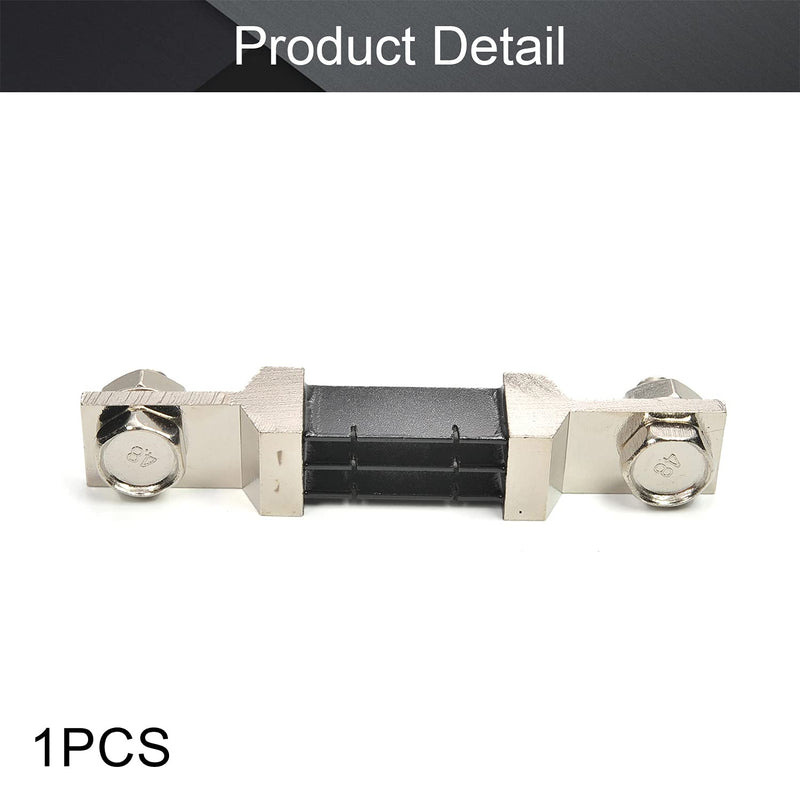 Fielect 300A 75mV DC Current Meter Shunt Resistor Resistance for DC Ammeter Shunt FL-2 1Pcs 123 x 20mm FL-2 300A