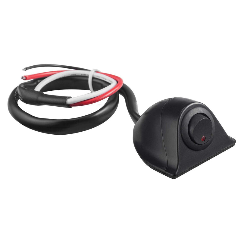 JIANFA Car DIY Switch Paste Type Rocker Switch OFF/ON universal DC12V switch for fog driving lights neon lights LED light bar etc. (Black) Black