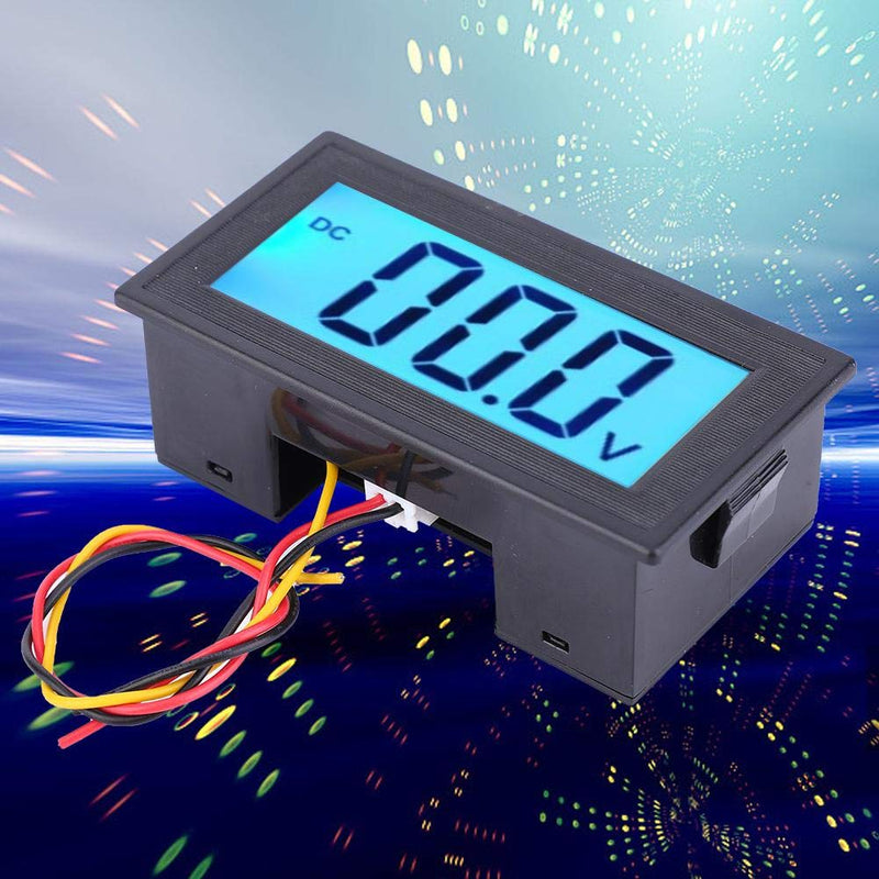 YB5135DB LED Digital Display Voltage Meter LCD Digital Display Three Wire Voltage Meter Monitor Voltmeter oltage Tester Panel(DC0-100V) DC0-100V