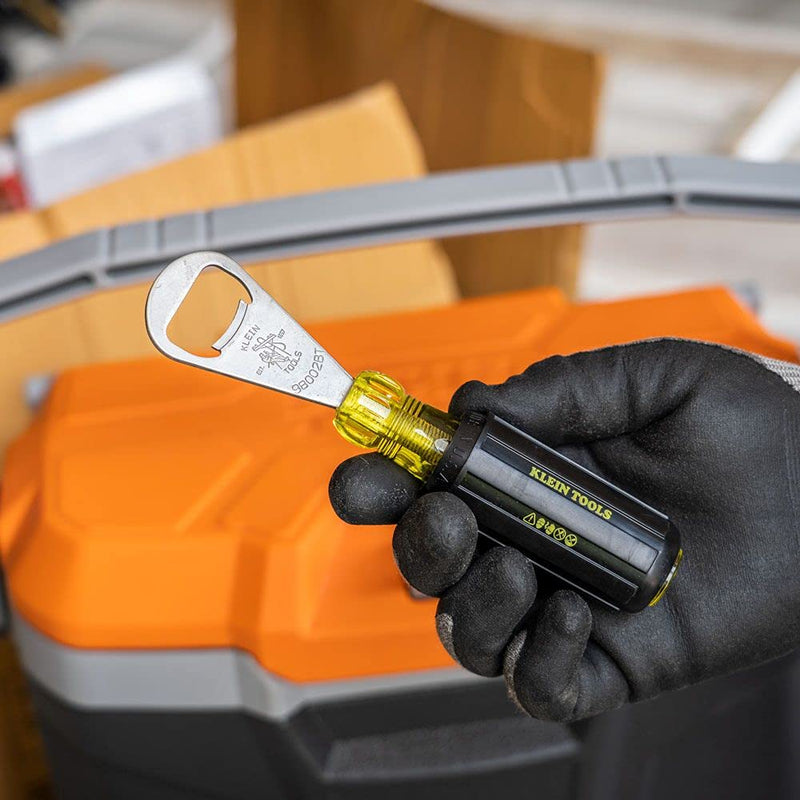 Klein Bottle Opener Klein Tools 98002BT, Yellow/Black, 1 pack